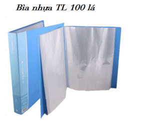 Bìa nhựa 100 lá Thiên Long